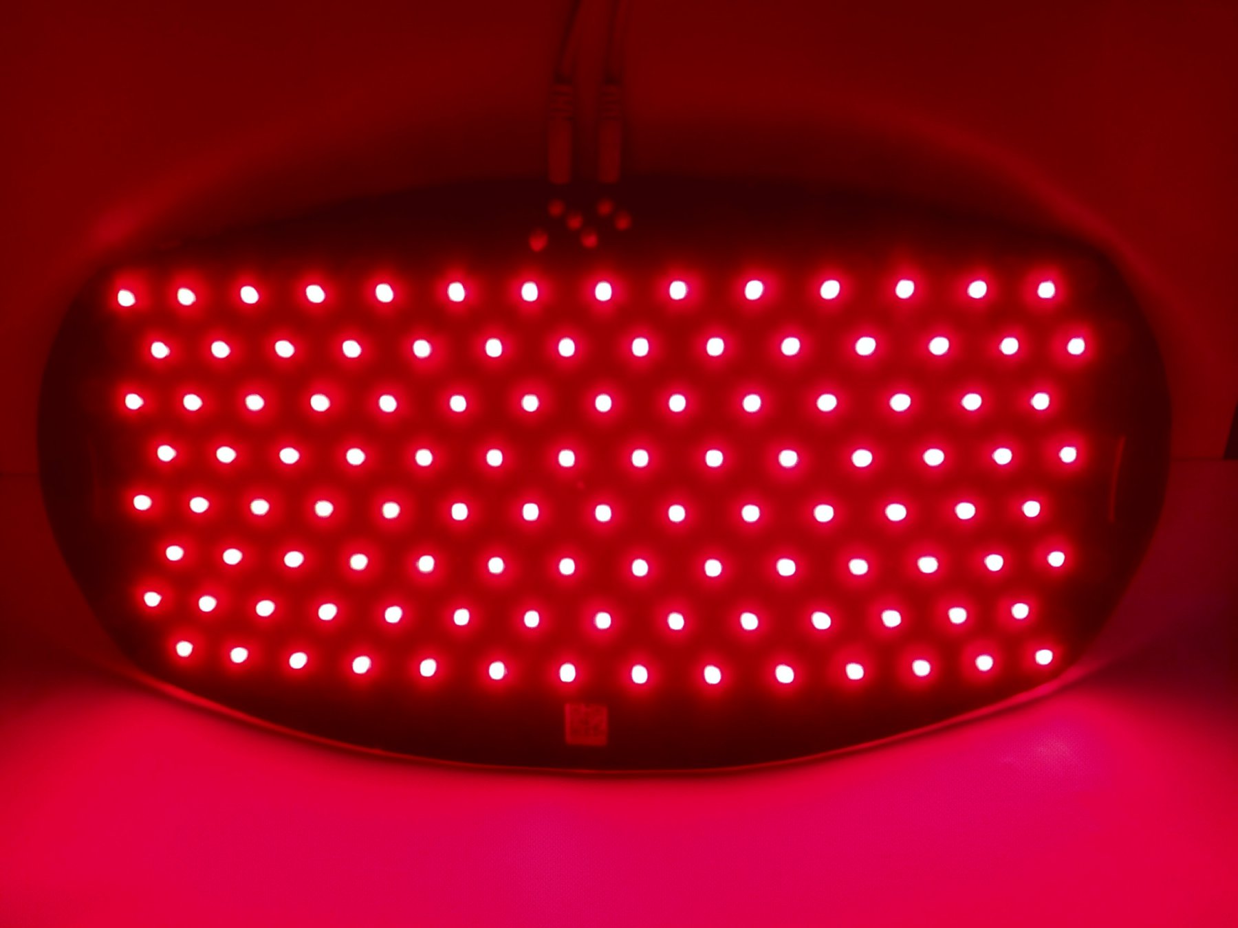 Silicone-overmoulded LED array for light therapy